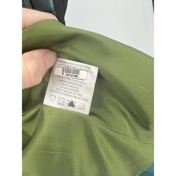 Puli Plaid Blazer Jacket Button Front Lined Women's Size 10 - Picture 10 of 11